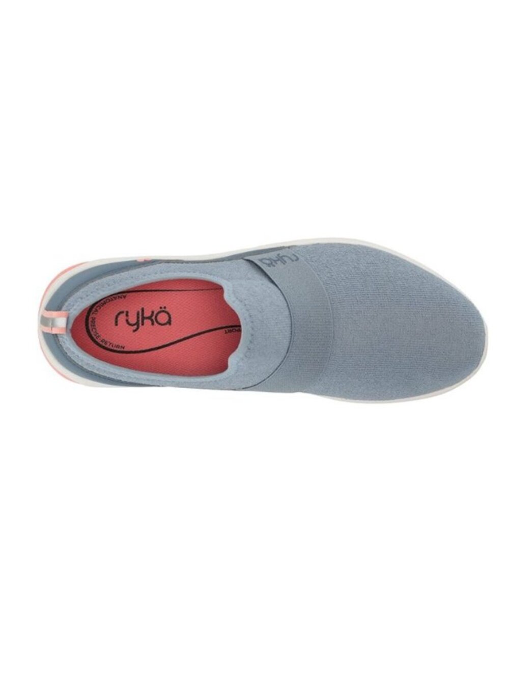 Ryka Women's Citadel Blue Easy Going Slip-On Sneaker Walking Trainers Size 10W - Picture 5 of 16